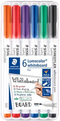 Staedtler Lumocolor Whiteboard-Marker 301 6er Etui