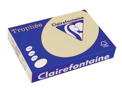 Clairefontaine Trophee 1253C Paper Pastell chamois 80g/ m² DIN-A3 - 500 Blatt