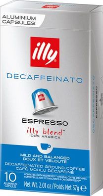 illy Decaffeinato, Nespresso-kompatibel, 57 Gramm