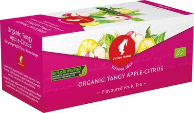 Julius Meinl Bio Apfel-Citrus, Früchtetee, 25 Teebeutel im Kuvert