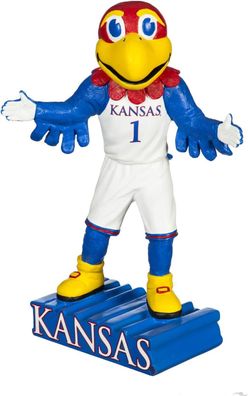 NCAA College Kansas Jayhawks Mascot Maskottchen Garden Statue Football