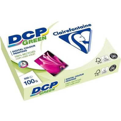 Clairefontaine DCP Green recycling Kopierpapier 100g/ m² DIN-A4, 500 Blatt weiß