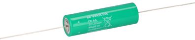 Varta Lithium 3V 2000mAh Batterie CR AA CD Axialdraht