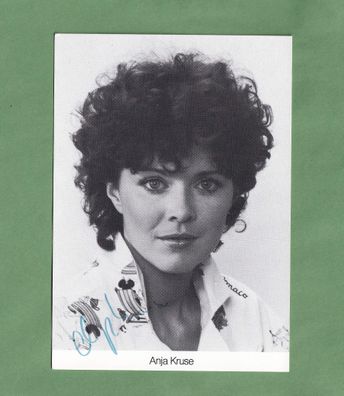 Anja Kruse ( Aus Schwarzwaldklinikzeit) - persönlich signierte Autogrammkarte