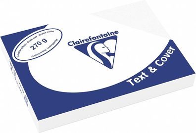 Clairefontaine Ledergeprägtes 2706C Papier 270 g/ m² DIN-A4 Weiß 100 Blatt
