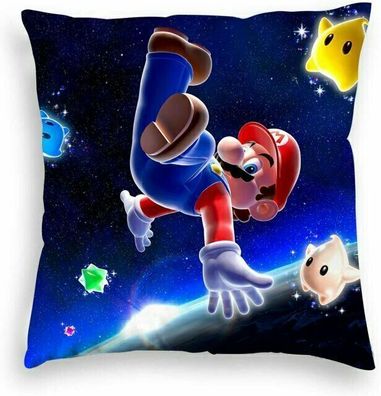 Super Mario Kissenbezug Mario Galaxy 45cm x 45cm