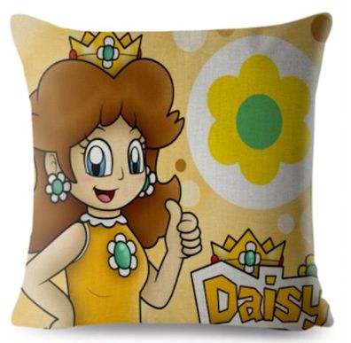Super Mario Kissenbezug Daisy 45cm x 45cm