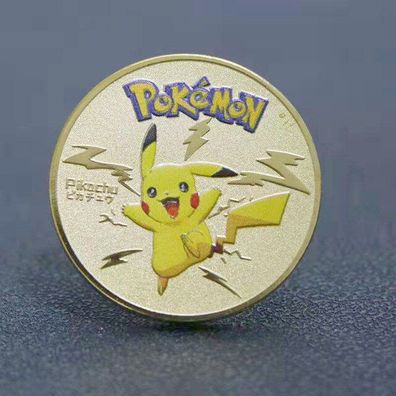 Pokemon Münzen Collector´s Edition Goldmünze für Sammler Coin
