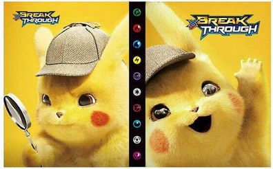 Pokemon Ordner Meisterdetektiv Pikachu Sammelalbum 240 Karten Portfolio