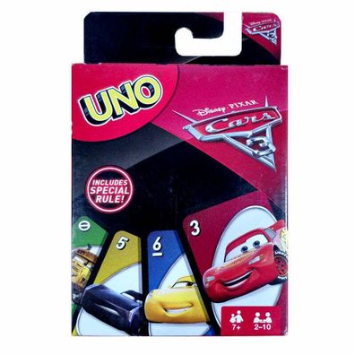 Disney Cars 3 UNO Kartenspiel / Karten / Cards