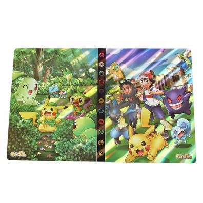 3D Holo Pokemon Ordner Shiny Sammelalbum 432 Karten Portfolio