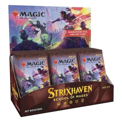 Magic The Gathering Strixhaven: School of Mages Set Booster Display englisch