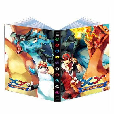 Pokemon Ordner Mega Glurak X + Y Sammelalbum 432 Karten Portfolio