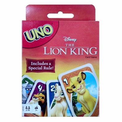Uno Kartenspiel / Karten / Cards - König der Löwen / The Lion King