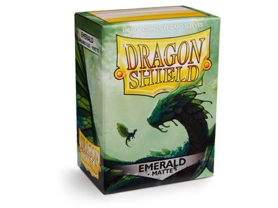 Dragon Shield Kartenhüllen 63 x 88mm Matte Sleeves Emerald (100)
