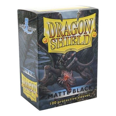 Dragon Shield Kartenhüllen 63 x 88mm Matte Sleeves Black (100)