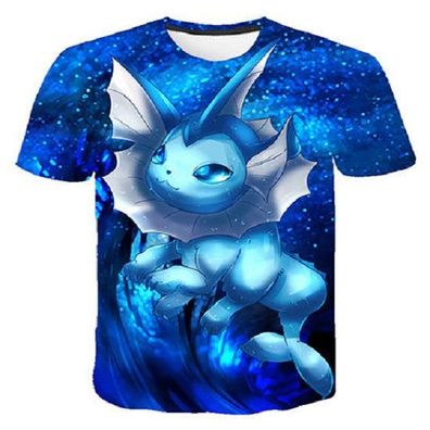Pokemon T-Shirt für Kinder (Unisex) - Motiv: Aquana / Vaporeon