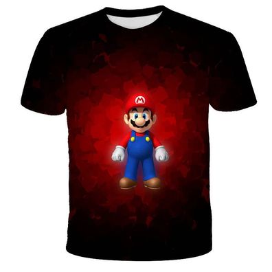 Super Mario T-Shirt für Kinder (Unisex) - Motiv: Super Mario