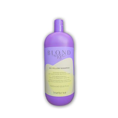 Inebrya/ Blondesse No-Yellow Shampoo 1000ml/ Anti-Gelbstich/ Haarpflege