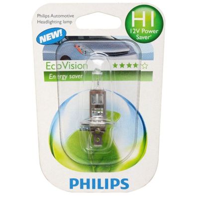 Philips H1 EcoVision 12V 55W Energysaver AutoLampe AutoBirne HalogenLampe