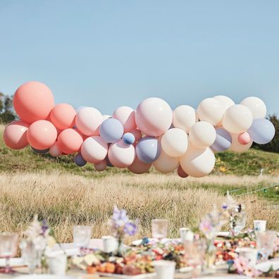 Ginger Ray - Ballongirlande für Brautparty | Ballonbogen für JGA | Ballon-Set