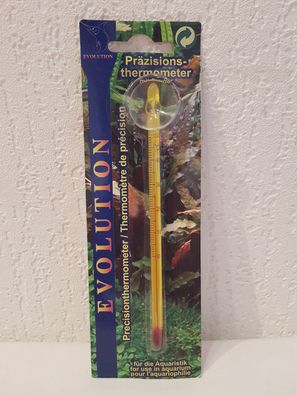Evolution Präzisions-Thermometer mit Sauger Aquarium Terrarium