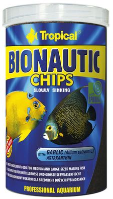 Tropical Bionautic Chips 250ml - für mittelgroße und große Seewasserfische