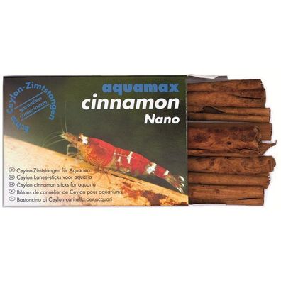 aquamax cinnamon nano 8 Zimtstangen 8g für Garnelen, Krebse und Co