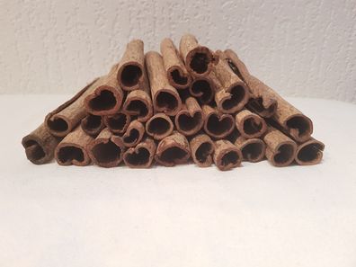 100g Seemandelbaumrinde / Catappa Bark Röhre Durchmesser 1cm für Garnelen Höhle