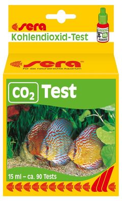 Sera CO2 Test - Kohlendioxid-Test 15ml - ca. 90 Tests Wassertest Aquarium