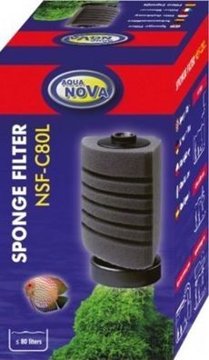 Aqua Nova Eck-Schwammfilter b. 80L HMF Filter Hamburger Mattenfilter Innenfilter