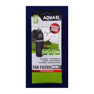 Aquael Innenfilter FAN mini plus 260 l/ h Ideal für Wasserreinigung + Zirkulation
