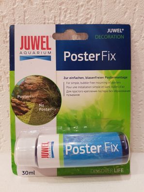 Juwel PosterFix 30ml zur einfachen, blasenfreien Postermontage Kleber Rückwand