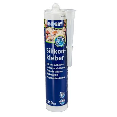 Hobby Silikonkleber - Kartusche - Transparent 310ml Aquariensilikon Kleber
