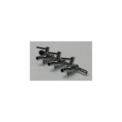 Lufthahn 3-fach Metall für 4/6mm für Luftschlauch Luftverteiler Aquarium Zubehör