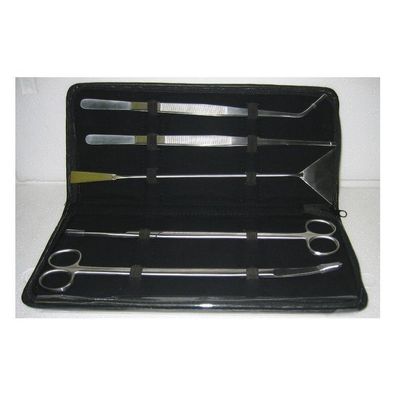 Nano Aquascaping Set - 5 teilig - Pflanzen-Schere, Pflanzen-Pinzette und Spatel