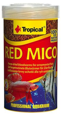 Tropical Red Mico - gefriergetrocknete Rote Mückenlarven 100ml