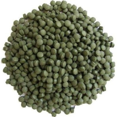 8mm Linse Grün 10% Spirulina Tabletten 500g Futtertabletten Welstabletten Futter