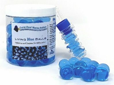 Coral Reef Living Blue Balls Dosier-Spirale "S" ca. 8cm + Living Blue Balls Set