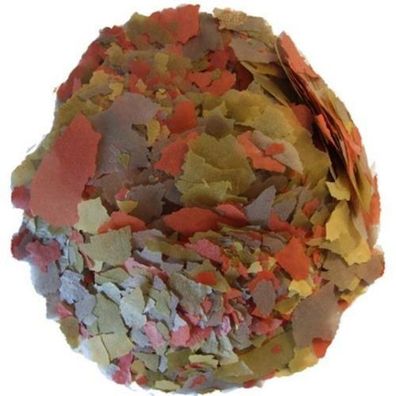Hauptflocke 4 Farben Aquarium Zierfischflocke Flocke 500g Flockenfutter Futter