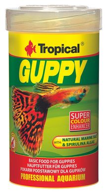 Tropical Guppy - Flockenfutter für Lebendgebärende Guppy 250ml