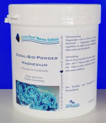 Coral Reef - Coral Bio Powder Magnesium 1kg - für Skelettwachstum der Korallen