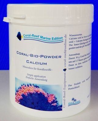 Coral Reef - Coral Bio Powder Calcium 1kg - der wachstumsschub für Ihre Korallen