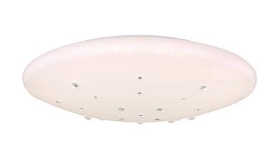 Globo Nussa LED Deckenleuchte weiß, opal mit Fernbedienung 58x10cm