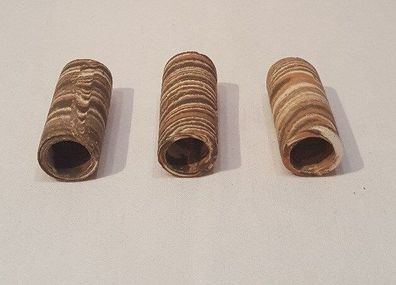 3x Tonröhre Laichhöhle 5cm bunt für Welse, Krebse, Garnelen Aquarium Deko