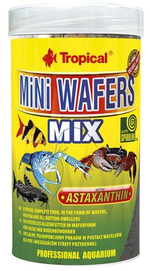 Tropical Mini Wafers Mix - für Bodenbewohner Welse Garnelen Krebse 100ml