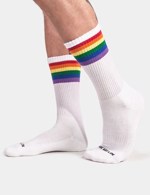 barcode Berlin Pride Gym Socks weiß Herren Socken 91742/200 gay sexy Blitzversand