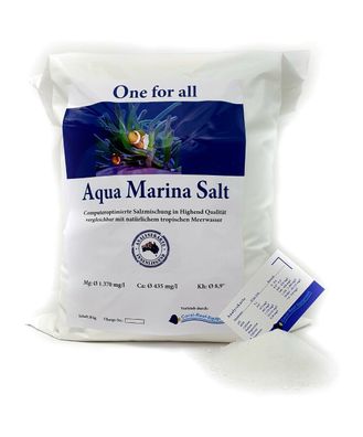 Coral Reef Aqua Marina Salt / Salz 20kg Beutel - One for all Meersalz Meerwasser