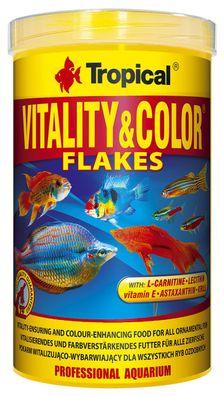 Tropical Vitality & Color Flakes - Flockenfutter mit Farbverstärker 100ml