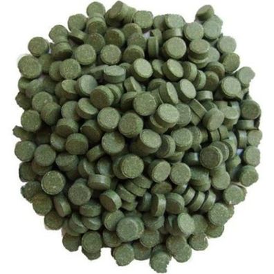 12mm Haftgrün 10% Spirulina Tabletten 100g - Futtertabletten Welstabletten Welse